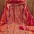 Women's rust embroidered dress material
