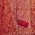 Women's rust embroidered dress material
