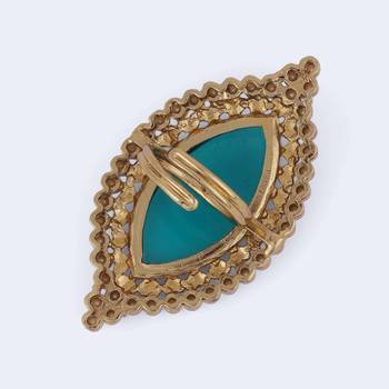 Lovely oval shape center sky blue stone gold plated adjustable finger ring for women 5