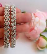 Mesmerizing cz bangles of size 2.6
