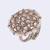 Good-looking oval shape gold plated adjustable finger ring for women