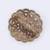 Gorgeous round and oval shape gold plated adjustable finger ring for women