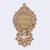 Incredible flower and kalash shape gold plated adjustable finger ring for women