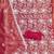 Women's red embroidered dress material