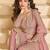 Pink color ceremonial palazzo dress for girlie bridesmaid looks