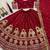 MAROON CHINON SILK EMBROIDERY PARTY WEAR LEHNGHA CHOLI 