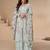 Beautiful grey color resham embroidered palazzo suit
