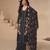 Beautiful black color resham embroidered palazzo suit