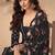 Beautiful black color resham embroidered palazzo suit