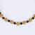 Traditional round shape filigree work gold plated choker necklace set for women