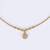 Traditional round shape golden balls gold plated choker necklace set for women