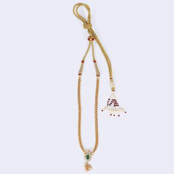 Traditional round shape golden balls gold plated choker necklace for women 3