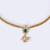 Traditional round shape golden balls gold plated choker necklace for women