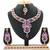 Multicolor designer function wear ad necklace set