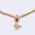 Traditional round shape golden balls latkan pearl gold plated choker necklace set for women