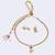 Traditional round shape golden balls latkan pearl gold plated choker necklace set for women