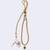 Traditional oval shape golden balls gold plated choker necklace for women