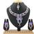 Blue designer function wear ad necklace set