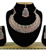 Multicolor designer function wear ad necklace set
