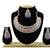 Purple designer function wear ad necklace set