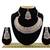 Orange designer function wear ad necklace set