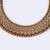 Traditional round and flower design gold plated choker necklace set for women
