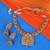 Traditional laxmi and peacock design gold plated choker necklace set for women