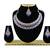 Blue designer function wear ad necklace set
