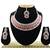 Red designer function wear ad necklace set