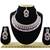 Blue designer function wear ad necklace set