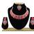 Red designer function wear ad necklace set