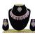 Purple designer function wear ad necklace set