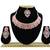 Pink designer function wear ad necklace set
