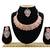 Orange designer function wear ad necklace set