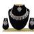 Blue designer function wear ad necklace set