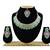 Green designer function wear ad necklace set