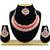 Red designer function wear ad necklace set