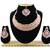 Orange designer function wear ad necklace set