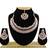 Blue designer function wear ad necklace set