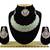 Green designer function wear ad necklace set