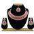 Red designer function wear ad necklace set
