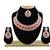 Red designer function wear ad necklace set