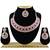Purple designer function wear ad necklace set
