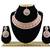 Orange designer function wear ad necklace set