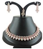 Multicolor designer function wear ad necklace set