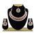 Maroon designer function wear ad necklace set