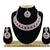 Blue designer function wear ad necklace set