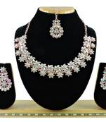 Multicolor designer function wear ad necklace set