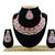 Red designer function wear ad necklace set