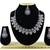 Blue designer function wear ad necklace set